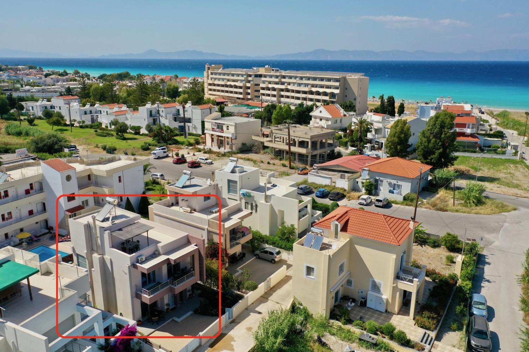 Dionysus Seaside Villa Ialysos  Ngoại thất bức ảnh